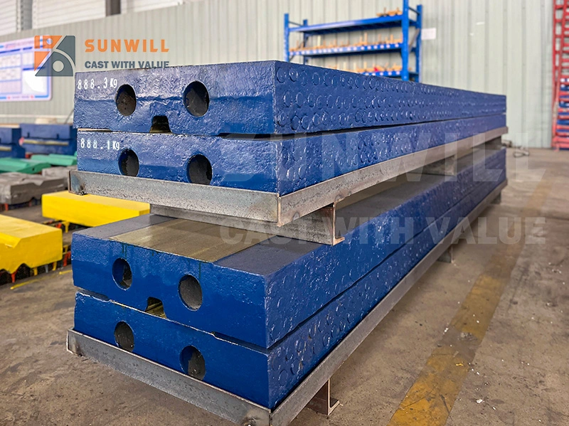TiC Embedded Manganese Blow Bars for Crusher Wear Parts