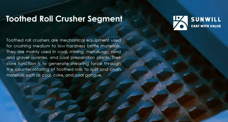 Toothed Roll Crusher Segment Toothed Roll Crusher Segment